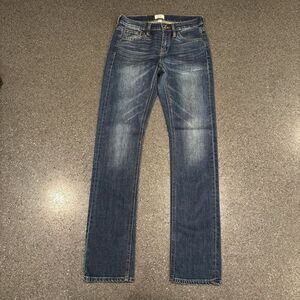 NEW J Crew Selvedge Matchstick Denim Jeans Size‎ 25 Dark Wash